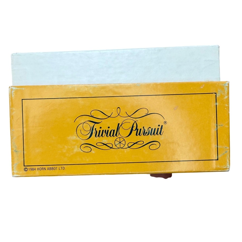 Vintage 1984 Trivial Pursuit Genus II Edition Subsidiary Card Set 1 box